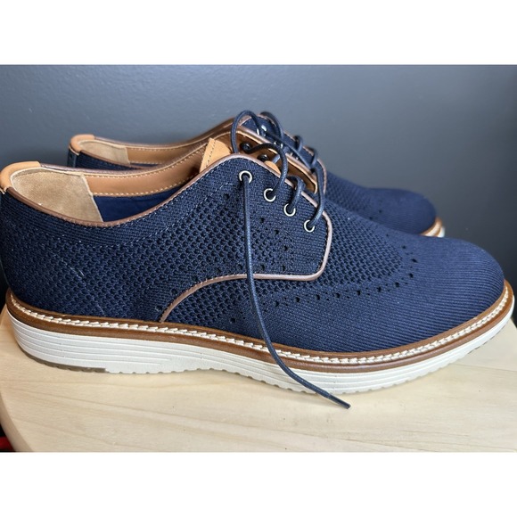 johnson and murphy upton knit wingtip size 12M new - Picture 2 of 7